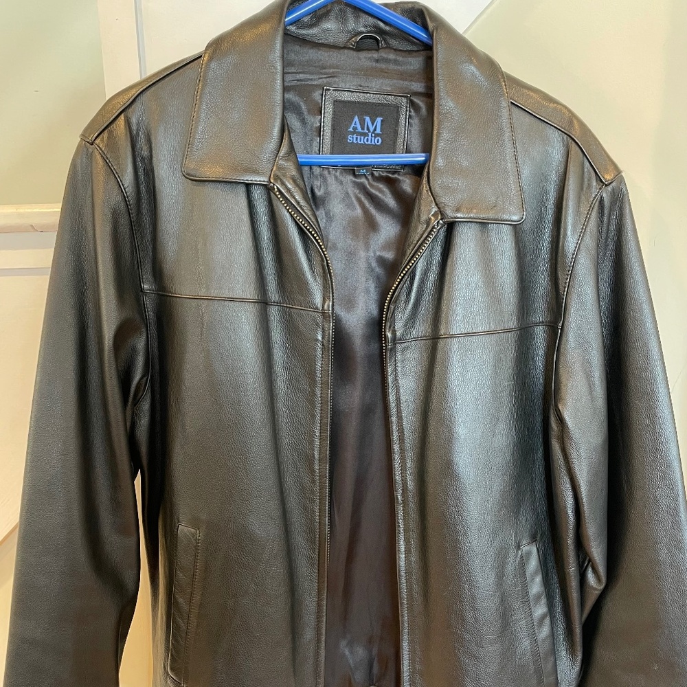 Andrew Marc Studio Leather coat